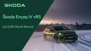 Škoda Enyaq iV vRS - Ice Drift World Record