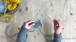 How to knit slip one stitch purlwise or sl1p