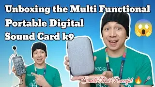 Unboxing the Multi Functional Portable Digital Sound Card K9- Small But Powerful 🔥🎤