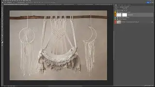Boho Macrame Swing Newborn Digital Background Tutorial