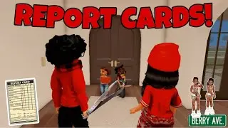 THE KIDS GOT THEIR REPORT CARD! *THEY SWITCHED THEM?* Berry Ave Rolelay