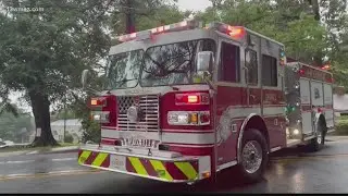 Ingleside Avenue closed, hundreds in Macon without power after powerline fire