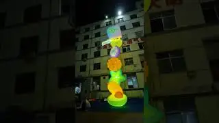 Air Sculptures Inflatable #DigitalInflatables Custom illuminated for Parade Decoration