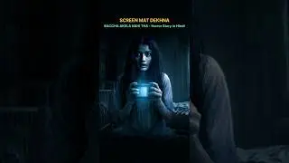 SCREEN MAT DEKHNA | BACCHA AKELA NAHI THA | Horror Story in Hindi 😱 #shorts #youtube