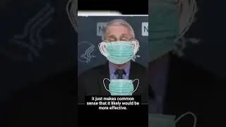 Dr. Fauci Loves Masks! | Double Masks Just Makes Sense | #Shorts