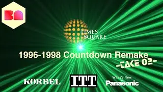 ITT 1996-1998 Times Square Countdown Remake TAKE 02 (No Audio) - Countdowns R Us Series