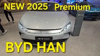 FIRST LOOK NEW 2025 BYD HAN PREMIUM ELECTRIC CAR #byd #cars #automobile #dubai #electric #gcc
