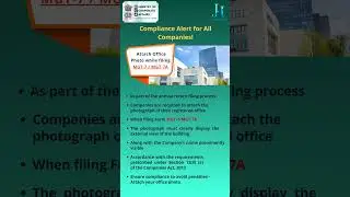 MCA Compliance Update 2025! Office Photo Mandatory in MGT-7 & MGT-7A Filing ,Avoid Penalties!