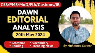 Editorial Analysis | Dawn | 20th May | Wheat Prices Crash #grammar #editorial #learnenglish #vocab