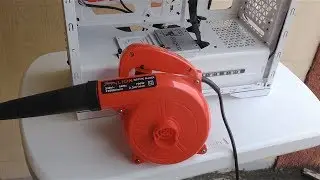 CPU Blower from Lazada (cleaning my desktop computer)