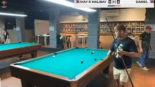 💥Exhibition Match : JhayR Malibay 🆚 Daniel | Race to 11- 10 Ball.