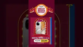 iQOO Neo 10R price revealed in Amazon Great Indian Festival Sale 2025 🔥#ytshorts #youtubeshorts