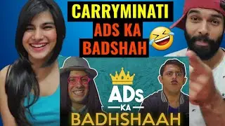CARRYMINATI - ADS KA BADSHAH REACTION!! 🤣🤣| English U.S | CARRYMINATI REACTION VIDEO