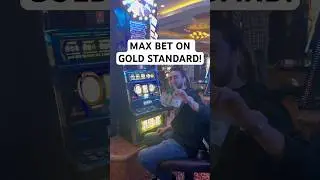 МАКСИМАЛЬНАЯ СТАВКА на игровом автомате Gold Standard! #слоты #ласвегас