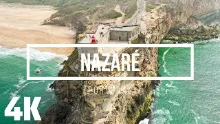 Amazing 4K Drone Footage of Nazare - Portugal's Big Wave Surfing Capital