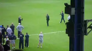 Portsmouth FC - David James And Avram Grant Speeches At Last Game Of The Season - 2009/2010 Season