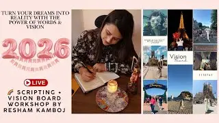 Join 2 days of Manifestation Masterclass| Make your dreams come to life|Scripting| Vision Board 💕