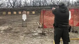 Stage 2 of the March 2019 USPSA Match at Mill Creek Rifle Club
