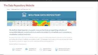 Using the Wolfram Data Repository for Beginners and Experts