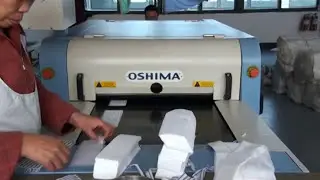 Efficient Fabric Fusing Machine for Long, Narrow Materials: Belts & Straps