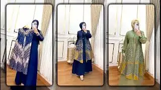 3 Model Gamis Batik Set Outer Paling Anggun 2025 &mdash; Bikin Tampilan Mewah & Elegan Tanpa Ribet! 
