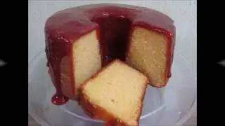 Bolo delicioso de Fubá com calda de goiabada! (Adriene Amorim)