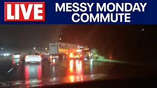 MESSY MONDAY COMMUTE ⛈️🚘️ | FOX 5 DC