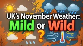 Ноябрьская погода в Великобритании: мягкая или экстремальная? #WeatherOutlook #UKForecast #Novemb...