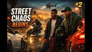 Franklin & Lamar Steal 2 Cars 😱 Police Chase Gone Wrong! | GTA V #2