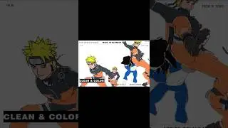 Naruto Animation Breakdown!! Made in Blender #naruto #anime
