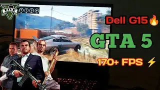🎮 Геймплей GTA 5 на Dell G15 (RTX 3050) | Тест FPS и обзор производительности 🔥
