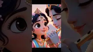 Radha Krishna Talking ❤️🙏 | Divine Love Story | AI Bhakti Video #shorts #viralvideo