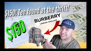 Футболка за 150 долларов. Найдена в секонд-хенде! Шарф Burberry! Отличная покупка в секонд-хенде! Поход в секонд-хенд №414