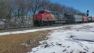 3/13/2022 CN NB CN 3100, CN 3908 Mid Slinger,WI