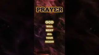 God will meet all your needs | Philippians 4:19 | Evening Prayer