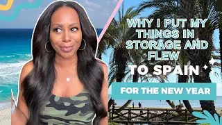 Putting my things in storage and flying from LA to Spain for the New Year! 