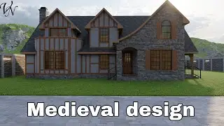 4 Bedroom Modern/Medieval Mansion Design || Virtual Tour 🤑 || VN Design Tech