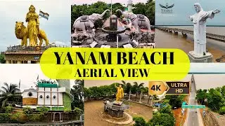 Yanam Beach Aerial View - 4k / Trinity.7