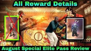 Free Fire New Elite Pass Review | FF New August Elite Pass Review | Free Fire New Event Today
