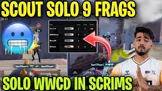 Scout solo 9 FRAGS 🥶 Solo WWCD 💀🔥
