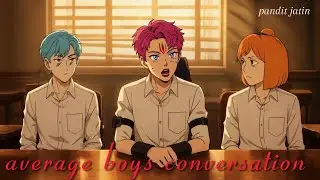 Average boys conversation.#panditjatin #animation #comedyvideo #animationcomedy.