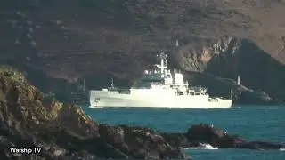 HMS ENTERPRISE H88 IN PLYMOUTH SOUND 17-12-22