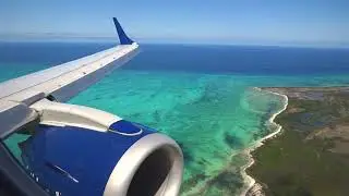 jetBlue ERJ-190 - Gorgeous Reef and Beach Landing in Turks and Caicos