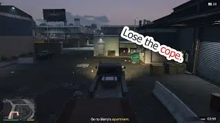 Lose the cope, Go to the Barry's apartment #cope #apartment #gta5 [GTA5 Story mode]