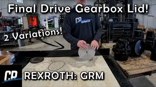 Final Drive Motor Gearbox End Cover - John Deere, Case, New Holland (Rexroth Version)