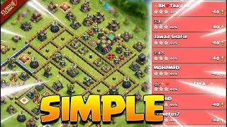 TH 14 COMMON BASE 3 STAR || SMASHING POPULAR BASE IN LEGEND|| Dz Clashing