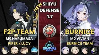 Harumasa Piper Lucy F2P Team | Vivian Burnice AstraZZZ | NEW Shiyu Defense 7 | Zenless Zone Zero 1.7