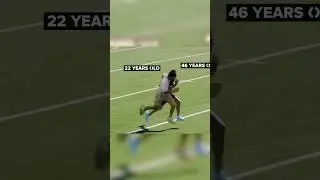 46 year old Brady beats his younger self! #tombrady #nfl #combine