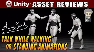 Unity Asset Reviews - Talk while walking or standing animations from Amine SAADI