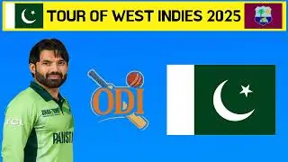 Pakistan Vs West Indies ODI Series Time Table and Schedule I Squad